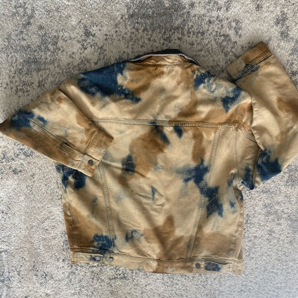 Guess USA - Bleached Denim Trucker Jacket Acid Savas Wash - Picture 8 of 9